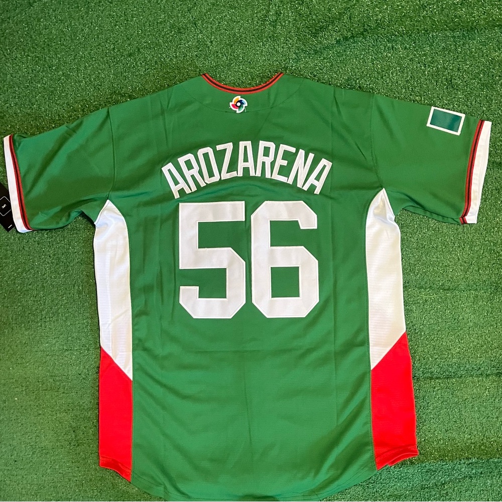 Team Mexico Randy Arozarena Green Classic  Jersey - Picture 3 of 5